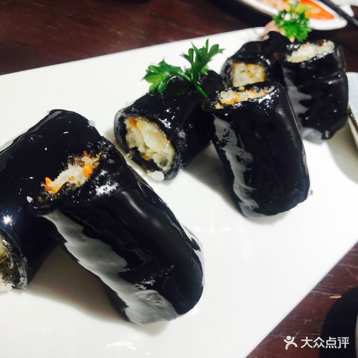 金牌鳕鱼脆皮黑米肠