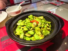 香煎葱油蚕豆-恭喜上堓砂锅焗·海鲜大排档(闵行龙湖店)