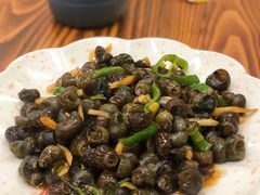 紫苏酸笋鼓汁炒石螺-南记食粥坊·宵夜大排档(岭南分店)