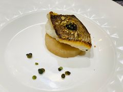 烤坚果金鲷鱼-北京古城老院厉晓麟精致菜