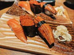 三文鱼三吃寿司-千代武日本料理(爱建店)