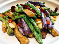 杭茄烧豆角-老妈菜馆(建设街店)