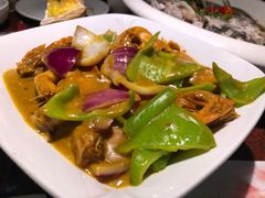 椰香咖喱虾-绿茶餐厅(华联万柳店)