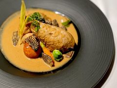 羊肚菌奶油鸡-Oyster Talks 四度蚝法餐厅