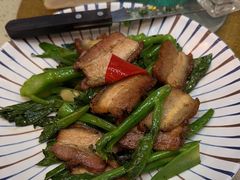 芥兰炒烧肉-新宝餐厅(流塘店)