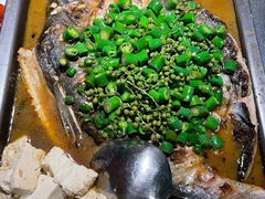 鲜青椒烤鱼-探鱼·鲜青椒爽麻烤鱼(北京路天河城店)