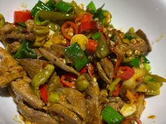 酸辣椒炒猪肝-建辉湖南土菜馆(南大街店)