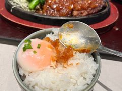 铁板汉堡肉定食-dodonpa.墩墩伐 便当食堂(博华广场店)