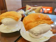 酥皮法式蘑菇汤-大佛寺高级素食自助餐厅
