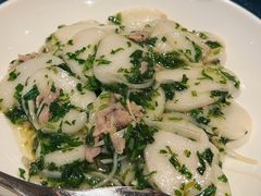 沪味荠菜肉丝炒年糕-上海人家花樣年华(中山公园店)