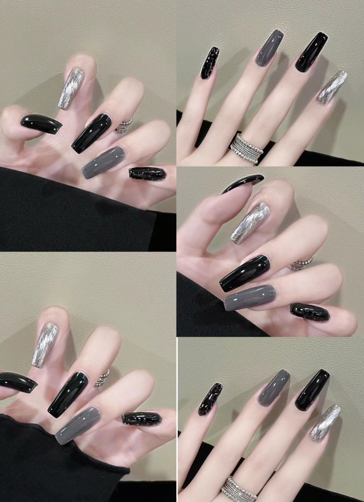 小众ins冷淡风黄皮友好美甲