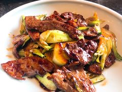 菜梗炒猪肝-菲乐餐厅(三十年经营·湖滨路店)