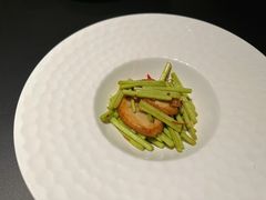 蒜苔焗鲜鲍-湖滨客舍·湖北菜