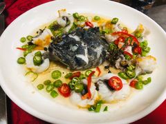 青青椒蒸鱼-舒味姜母鸭·沙茶面(湖里店)