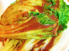 白灼生菜加牛腩汁-竹园竹升面(西关总店)