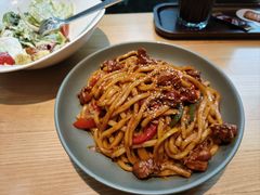 椒麻鸡炒乌冬面-魏客咖啡(中铁中心店)