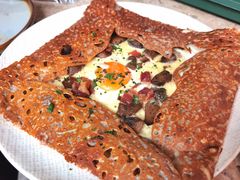 鸡蛋蘑菇熏肉荞麦可丽饼-RAC BAR(安福路店)