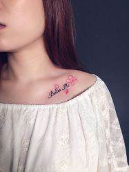 点击看大图 锁骨-怪咖纹身刺青