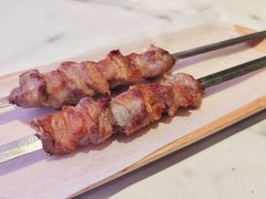 只用咸盐烤的羊肉串-丝路有约·烧烤·新疆菜(万宴城店)