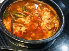 辣牛肉汤-青松馆韩国料理(香港中路佳世客店)