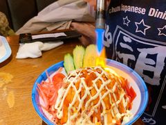 赤焰帝黄蟹腿金枪鱼盖饭-二丁目食堂(铁西万象汇店)