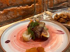 香煎鹅肝配焦糖苹果-BROWNSTONE布朗石西班牙餐厅(富城店)