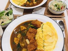 炸鸡块咖喱蛋包饭套餐-池奈·日式咖喱蛋包饭(赛高店)