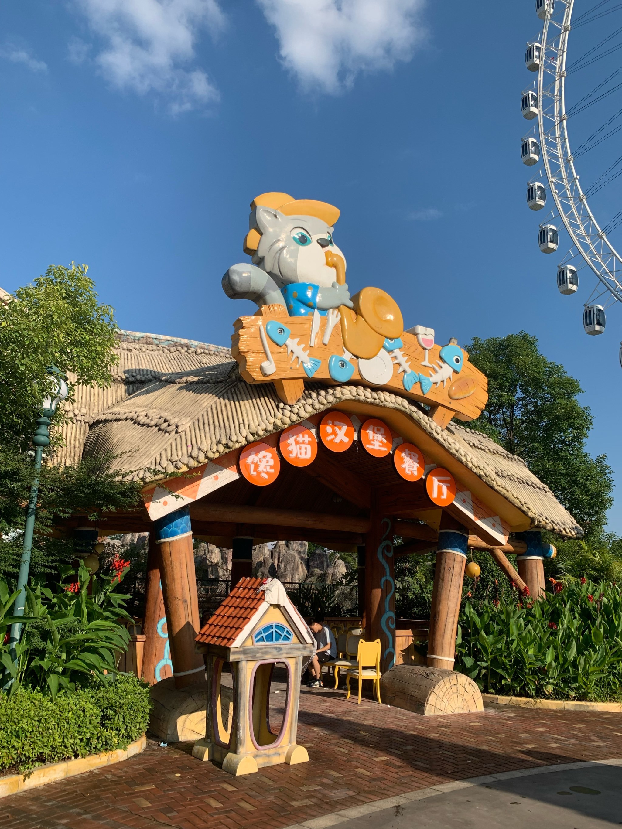 今天园里来了一万人吧