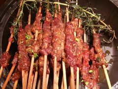 烤牛肉串-海口绿发希尔顿酒店-田园汇自助餐·三文鱼·海鲜