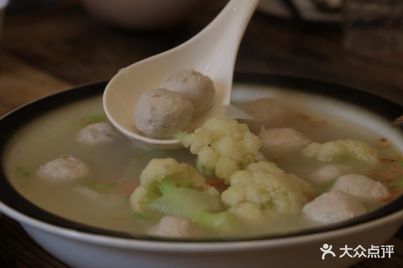 小酌海鲜本港菜(鼓浪屿总店)漳浦肉丸汤图片 - 第4张