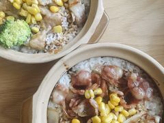 排骨腊味煲-米国现煲煲仔饭(塔子湖店)