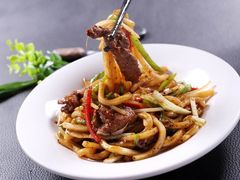 干炒牛河-花少爷·鲜虾干贝粥(延安万达店)