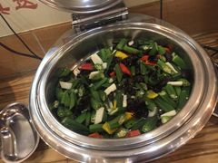 秋葵木耳淮山-感恩心素食馆(百世广场店)