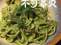 罗勒奶油海鲜意面-JINNS锦时 steak&pizza(浸信会礼拜堂旧址店)