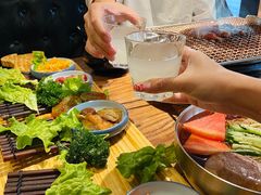 -明洞阿姨·韩式酱蟹烤肉·创意料理(三元桥店)