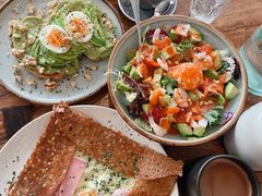 巴黎火腿鸡蛋芝士蘑菇可丽饼-RAC BAR(安福路店)