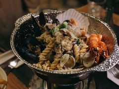 白葡萄酒奶油青口贝配薯条-LA  PETANQUE(泰安路店)