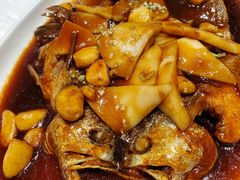温式黄鱼烧年糕-柒园·三十年创意杭帮菜(龙湖滨江天街店)
