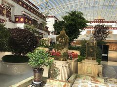 餐具摆设好-拉萨圣地天堂洲际大饭店-自助餐厅
