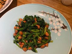 果仁菠菜-吕氏疙瘩汤·私家菜馆(慈云寺店)