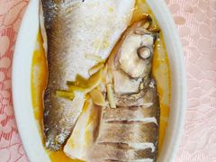 清蒸白鱼-益民农家乐