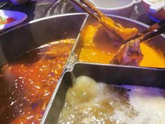 小嫩牛专利T型锅（一锅三吃）-热火朝天鲜切牛肉火锅(南强街巷店)