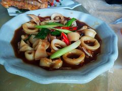 鱿鱼酱油水-连家船海鲜大排档·20年闽菜店(厦大店)