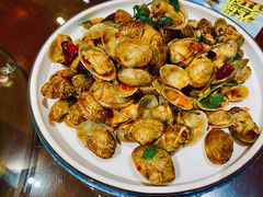 -东来菜馆•手抓海鲜家常菜•海鲜锅贴(鸽子窝店)