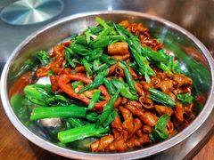 肥牛鹅肠炒芥兰-农汤老店(顺联公园里店)