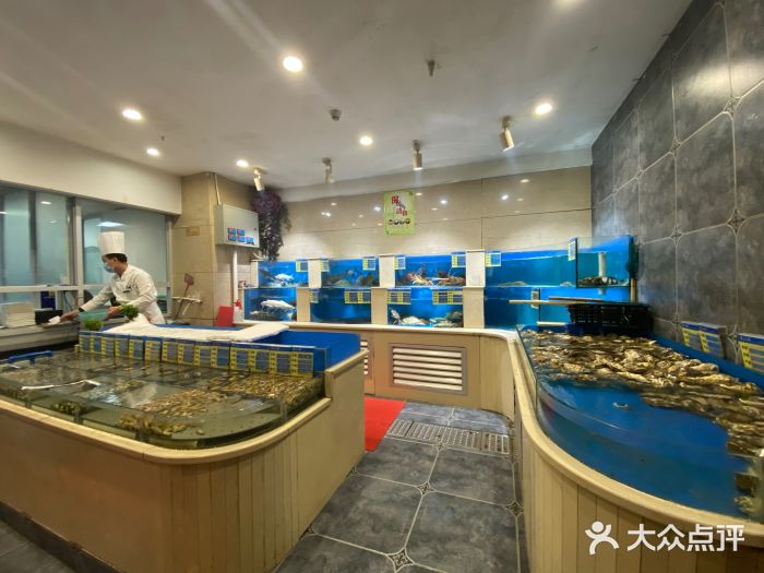 蒸上鲜海鲜蒸汽蒸菜主题餐厅(高新店)水产区图片