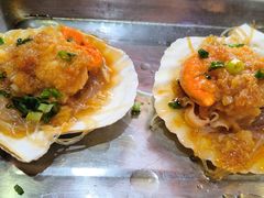 蒸粉丝扇贝-老姑砂锅·烧烤天津菜(体北道店)