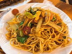 炒粉面-十里铺铁板鱿鱼