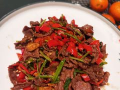 香菜炒黄牛肉-金汇酒楼(中山东区店)