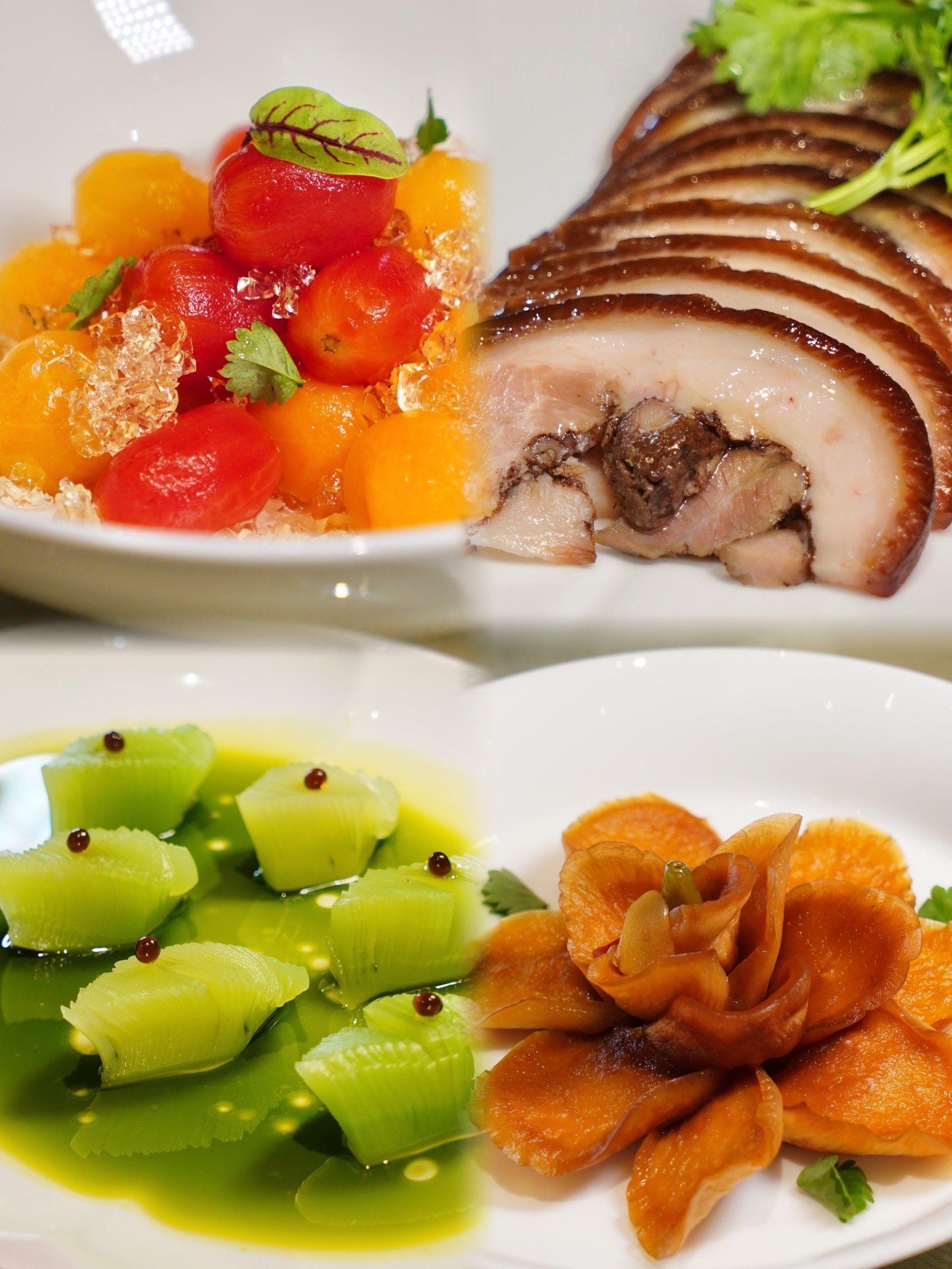 适逢万豪粤菜餐厅推出夏季新菜,以瓜果为主题